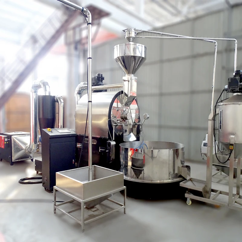 200kg Gas Heating Coffee Roasting Machines  Industrial Coffee Bean Roasting Machine