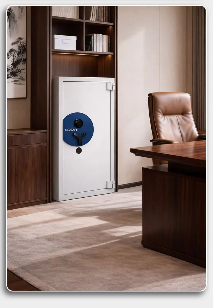 mk 894 ceqsafe digital fingerprint combination lock white 50mm door thickness two hours fireproof home safe box-12