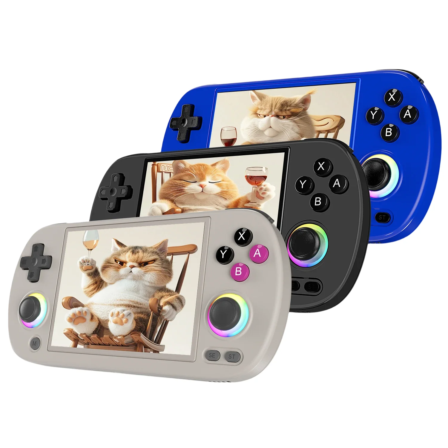Rg40xx H Portable Mini Game Consoles - Retro Gaming Fun