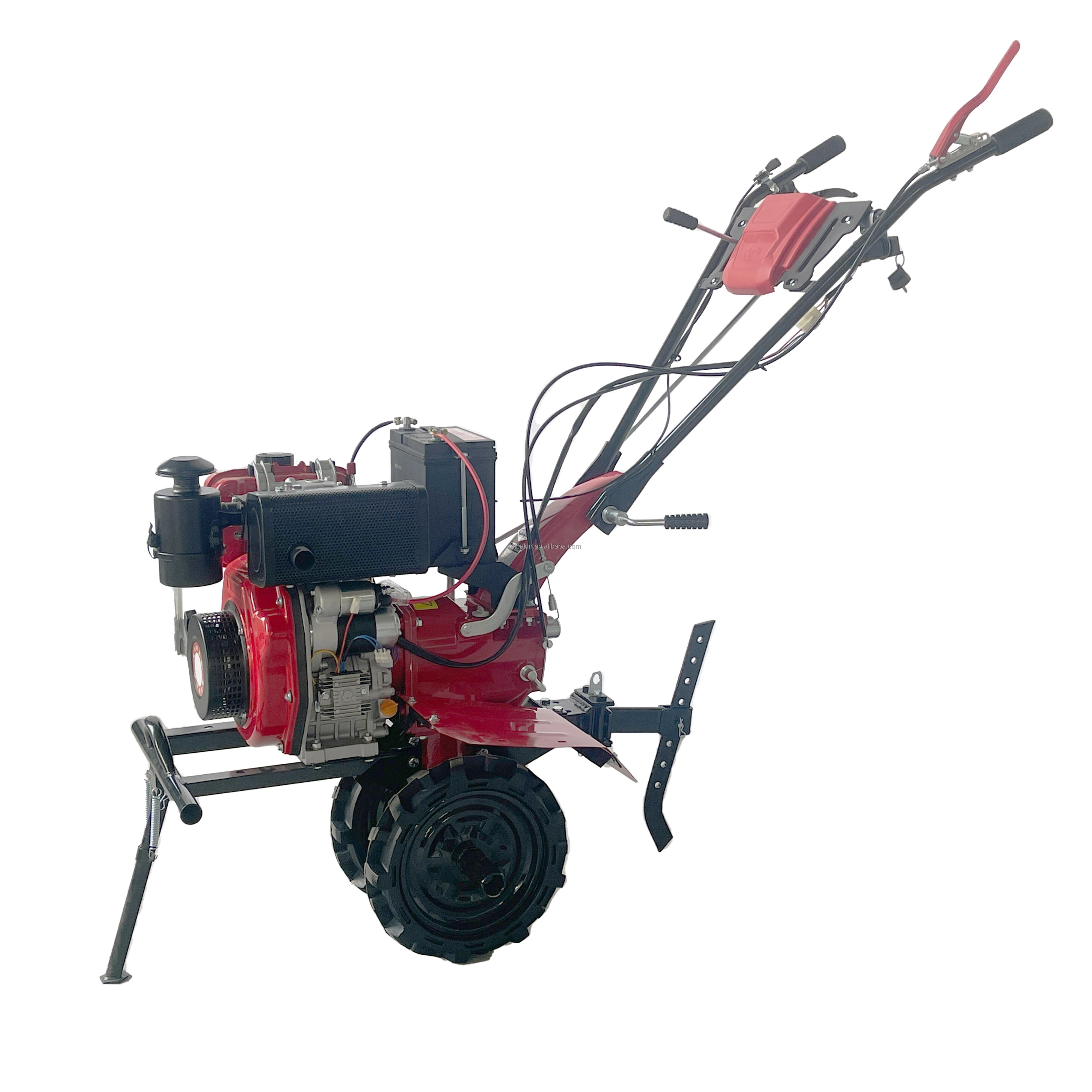 High Productivity Mini Tiller Hand-Operated Micro Agriculture Cultivator Farm Tractor Weeding Agricultural Machinery Equipment