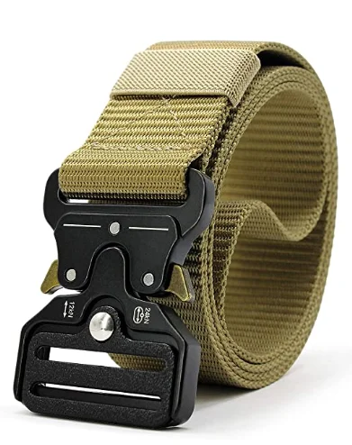 Nylon Military Tactical Belt Plastic Buckle Belt Webbing Canvas Outdoor Web Belt