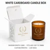 White Cardboard Candle Box