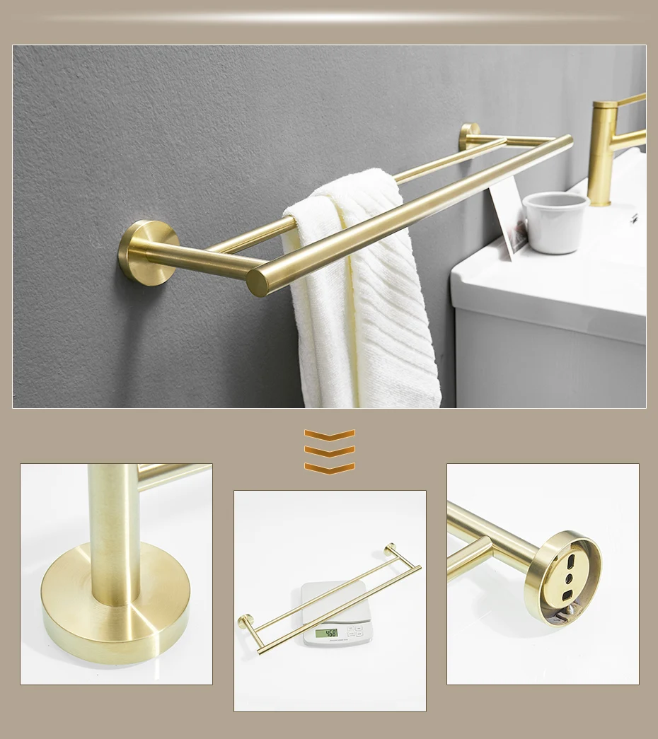 High Quality Hotel Bathroom Accessories Sets Brass Hardware Pendant 5