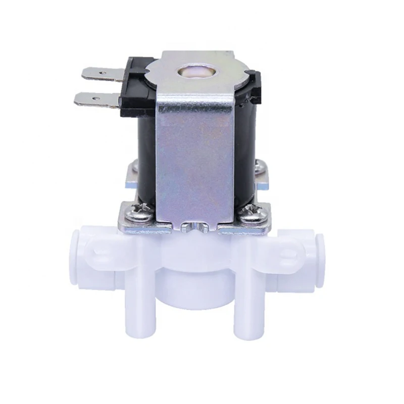 For RO Water System 1/4" 3/8" Quick Connection Plastic Water Valves 12V 24V Water Solenoid Valve Normally Closed Solenoid Valve