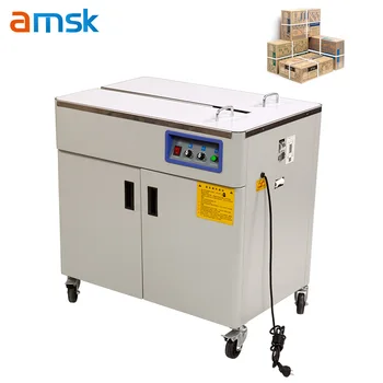 Wholesale Industry Carton Packing Customization Baler Heavy Packing Semi-automatic Double Motor Low Workbench Strapping Machine