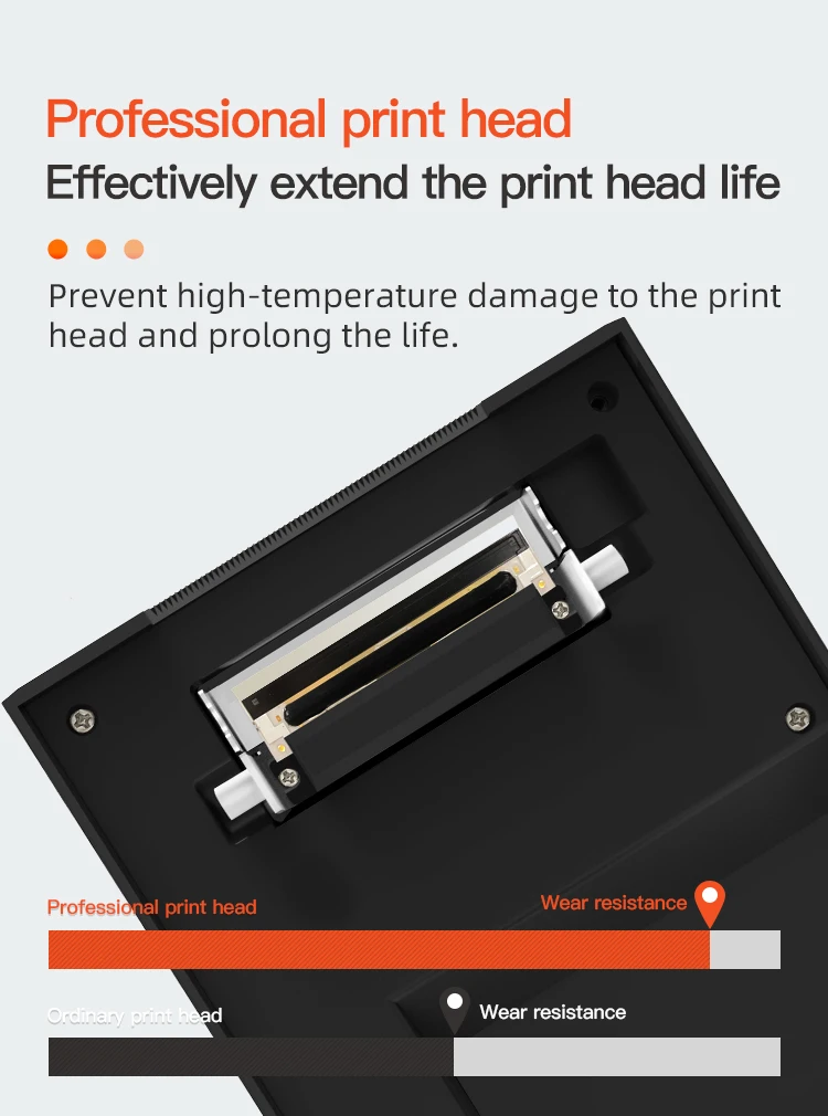 Supermarket Barcode QR Code Sticker Maker - 58MM Thermal Label Printer