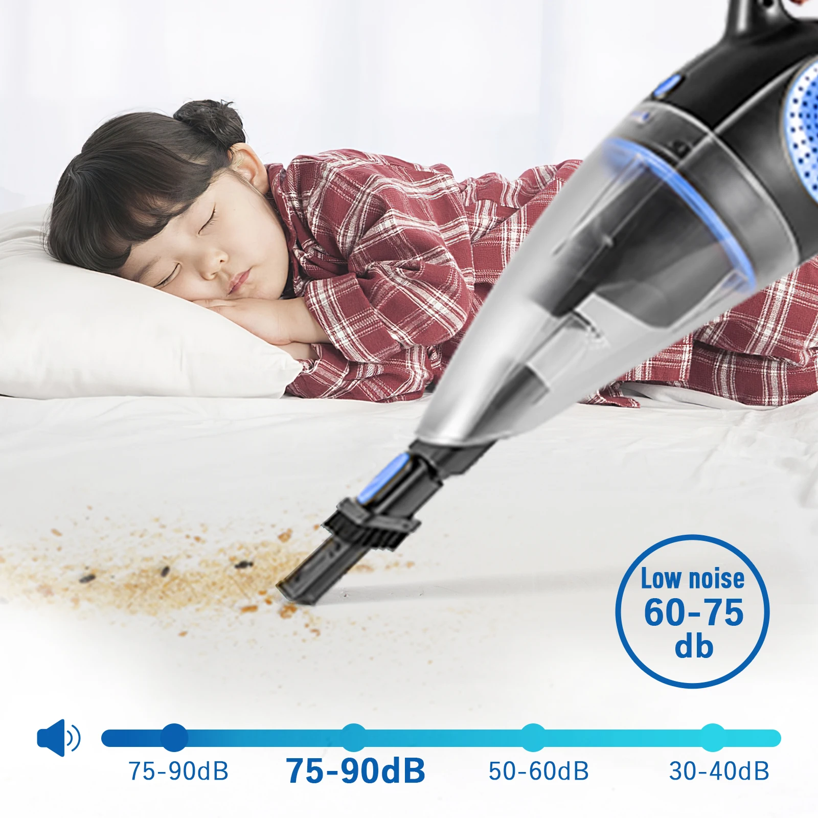 MOOSOO M4 Wet and Dry Handheld Vacuum Cleaner Cordless Wireless Vacuum Cleaner Handheld Household Mini We Car Vacuum Cleaner Po