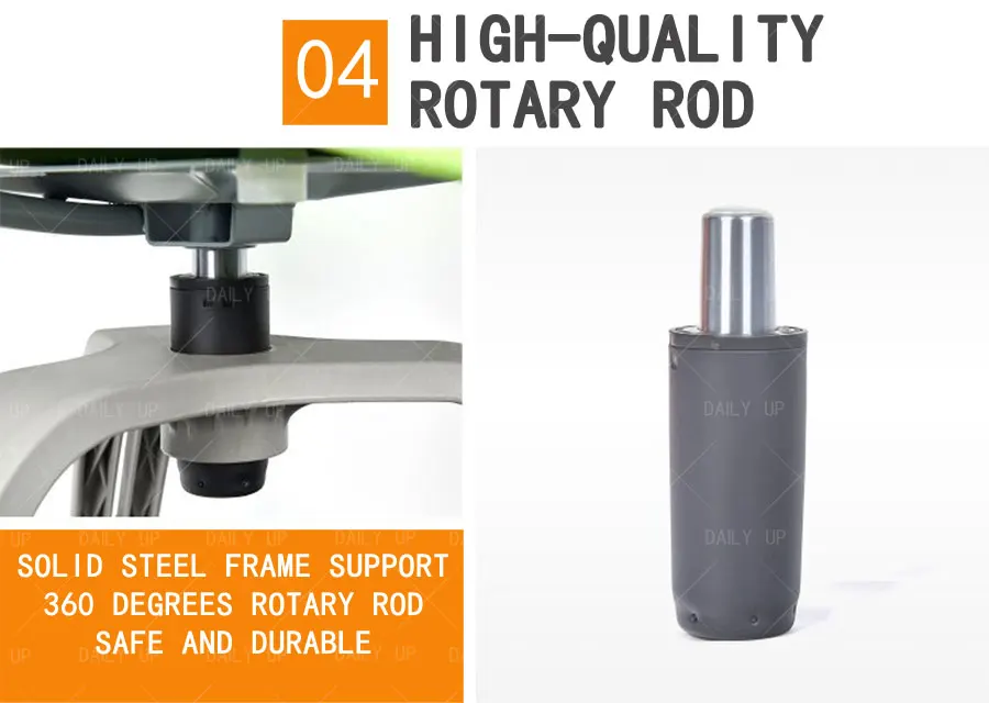 Professional Swivel Training Chair With Armrests For Student Adjustable Reading Chair With Huge Basket For Library Conference