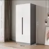 Assemble a main cabinet [black, gray, and white], 80cm long.