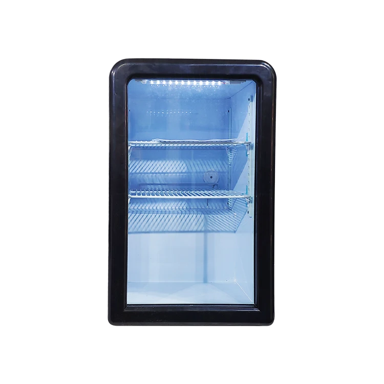 Meisda SC68A 68L LEDライト付き飲料用冷蔵庫 ホワイト/ブラック
