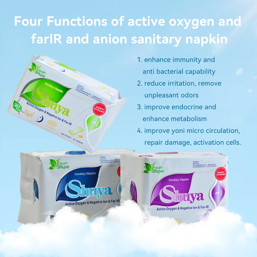 Shuya Anion Sanitary Napkin Hygiene Function Pad For Ladies Buy Anion