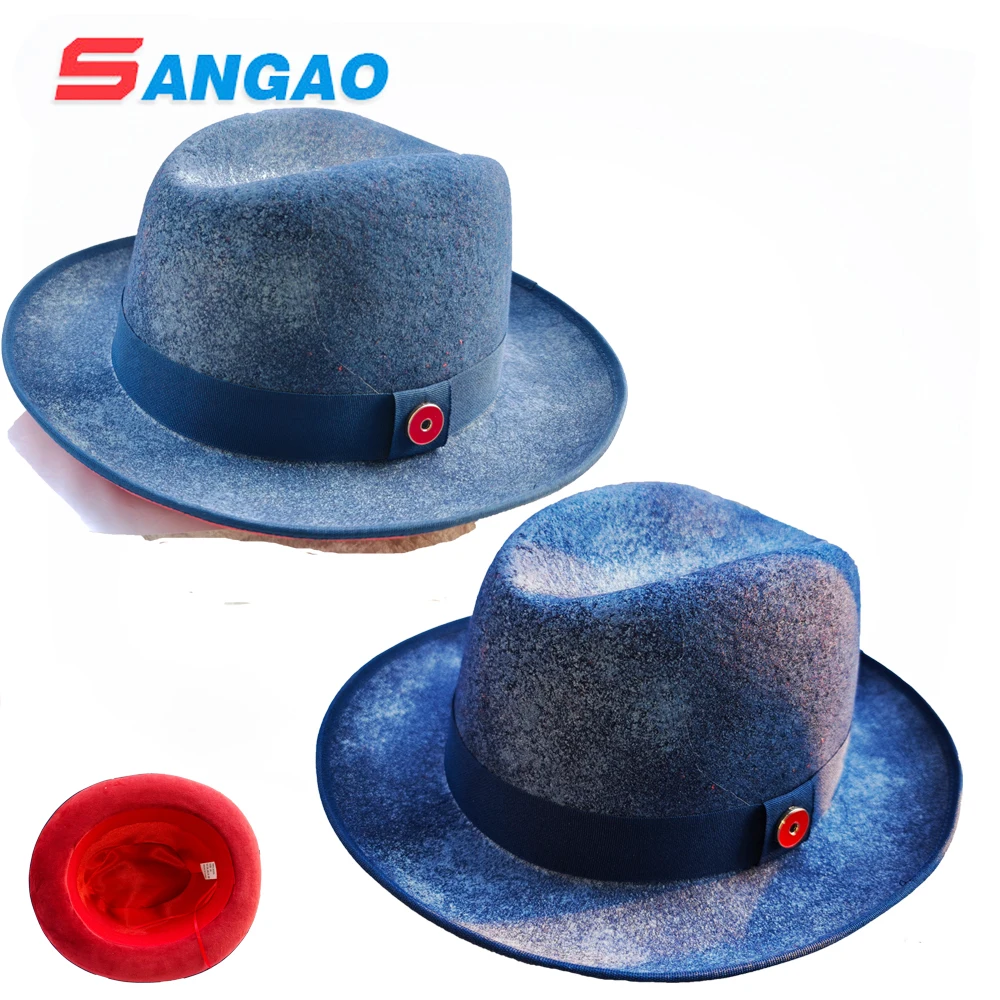 Cappello Fedora In Feltro Di Lana Stile Britannico - Unisex, Tesa Corta, Elegante Per Occasioni Speciali