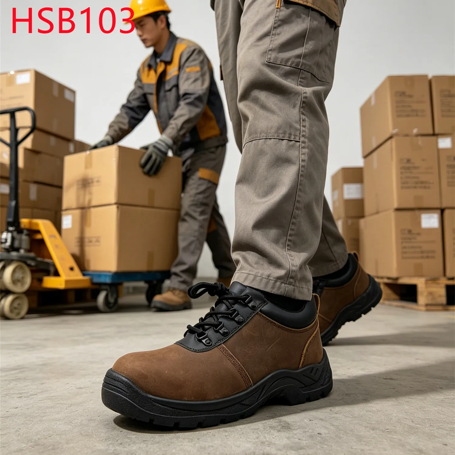 YYR,Palestine Popular Quality Crazy Horse Leather Upper Security Footwear Welding Shop Anti-acid&alkali Sole Safety Boots HSB103