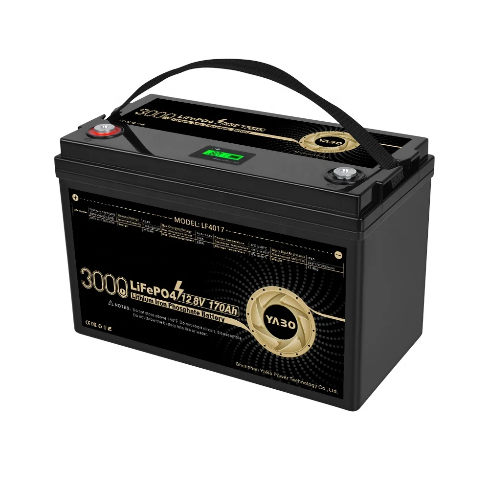 Solar Energy Storage Systems Deep Cycle High Performance Lithium Ion Battery 12v 170ah Lifepo4