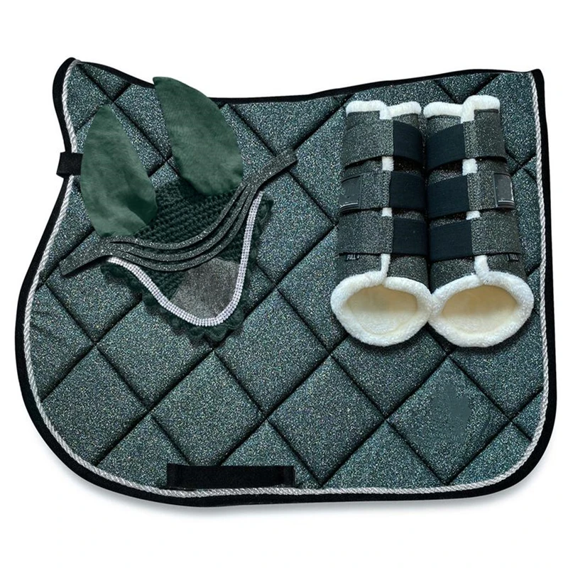 Wholesale Stylish Equestrian Sets Riding Pad Sets Custom Horse Saddle