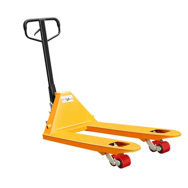 Hand Operated Pallet Truck Heavy Duty Manual Forklift Small Loading And Unloading Truck 2 Ton 3 Ton Hydraulic Pallet Handcart