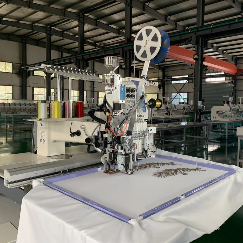 Multi-function Embroidery Machines for Textile Flat Embroidery