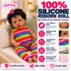 Dark Skin Rainbow Romper