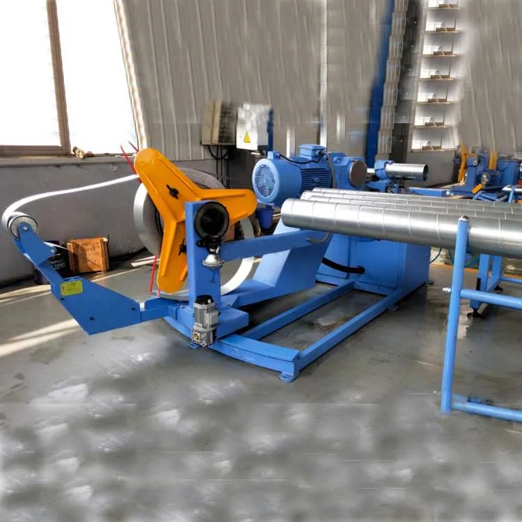 Heavy Duty Round Duct Making Machine with Plasma Cutter Machine to Make Ventilation Duct