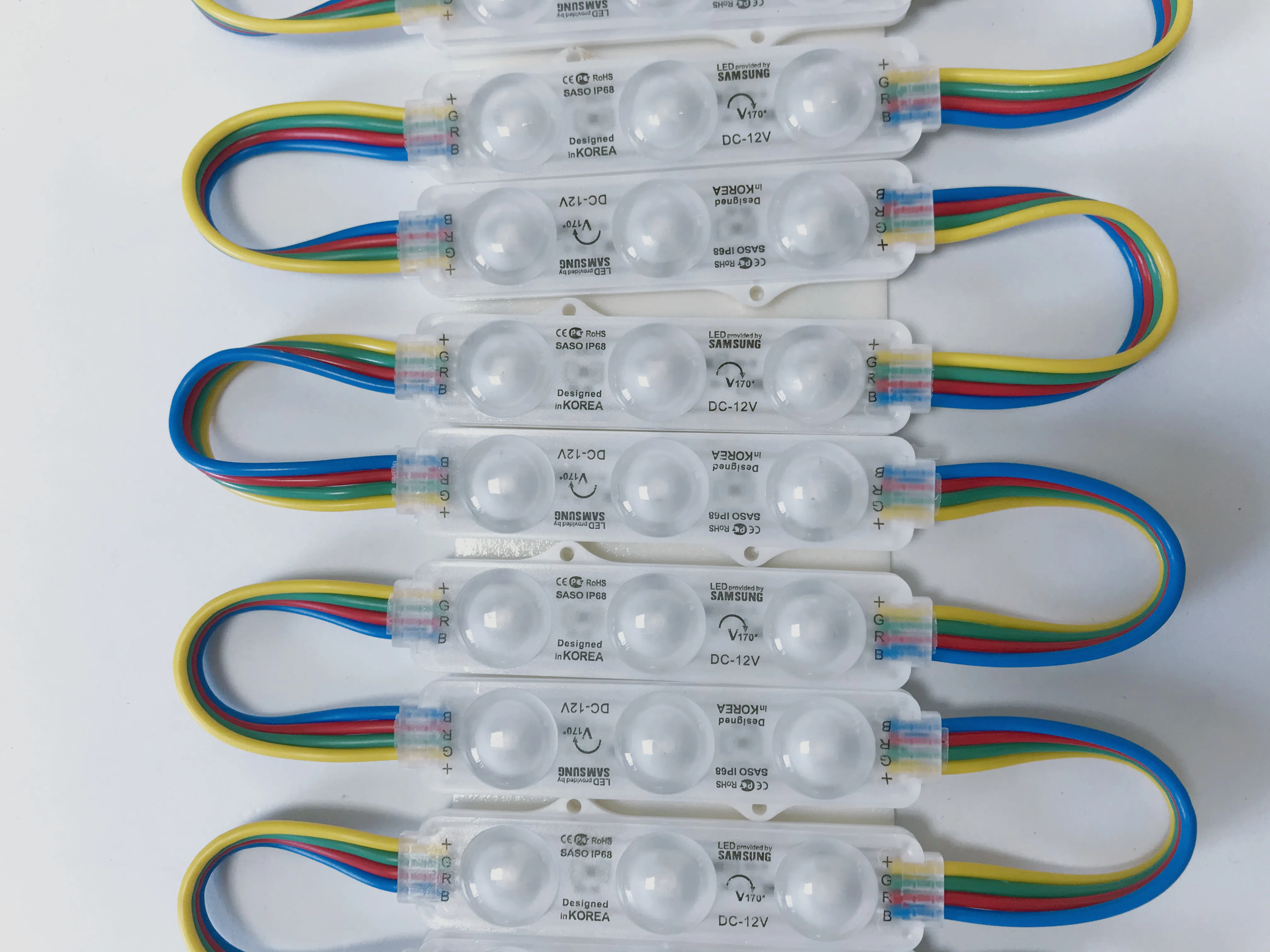 Full Color Pixel Led Module 5050 RGB 3 Led Module Kit  Rgb Controller  Module  for Advertising  Light Box  Led Sign Light