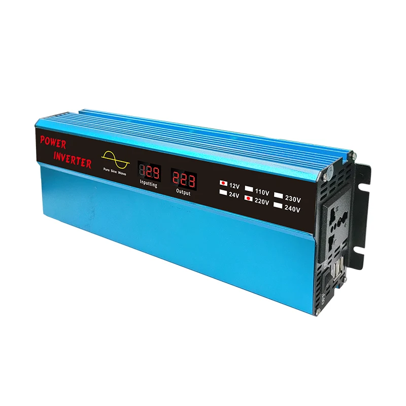 Suredom新製品1000W純正弦波ソーラーパワーインバーターDC12V&frasl;24V