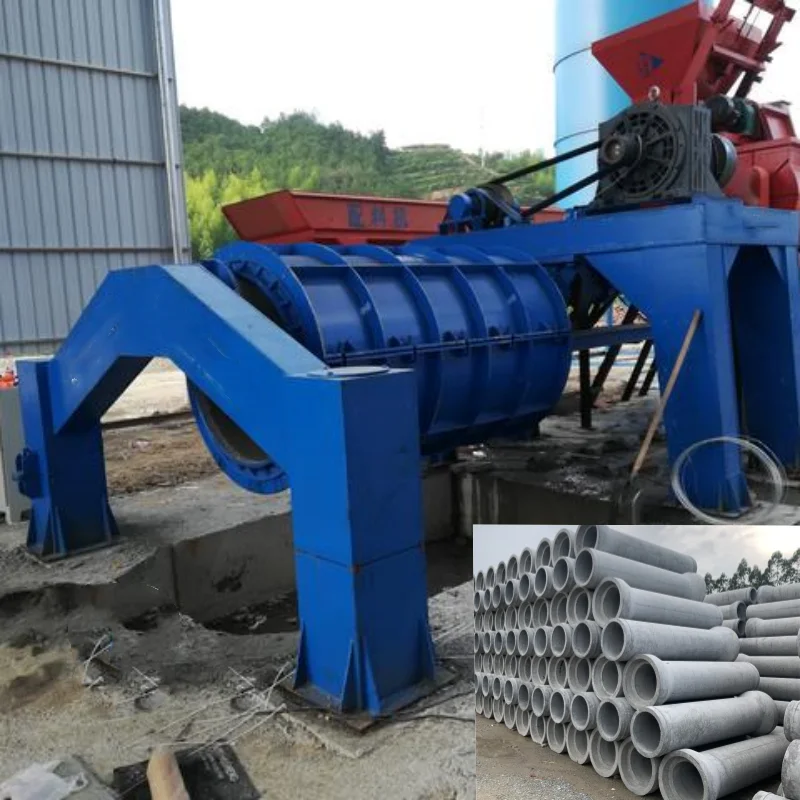 New Simple Steel Concrete Pipe Making Machinery with Drain Pipe Molds