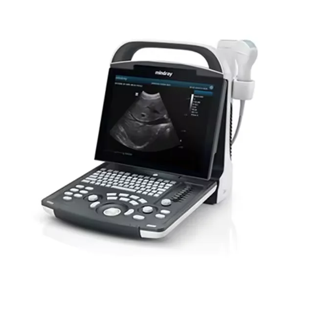 Black & White Mindray DP-10 Ultrasound Diagnostic Machine for Vet Clinic