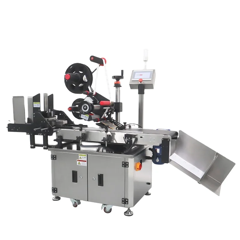 2023 Automatic Sheets Top Flat Labeling Machine Auto Feeder Flat Box ...