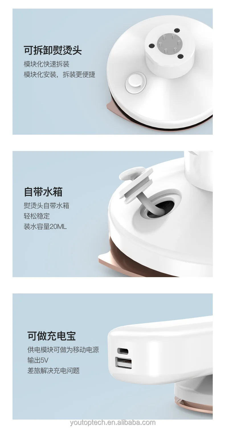 3 In 1 Wireless Handheld Iron /Power Bank/ Hair Ball Trimmer