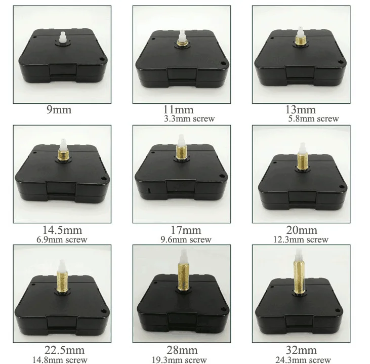 AA Plastics Silent Sweep Tidal Tide Clock Mechanism Movements Quartz ...