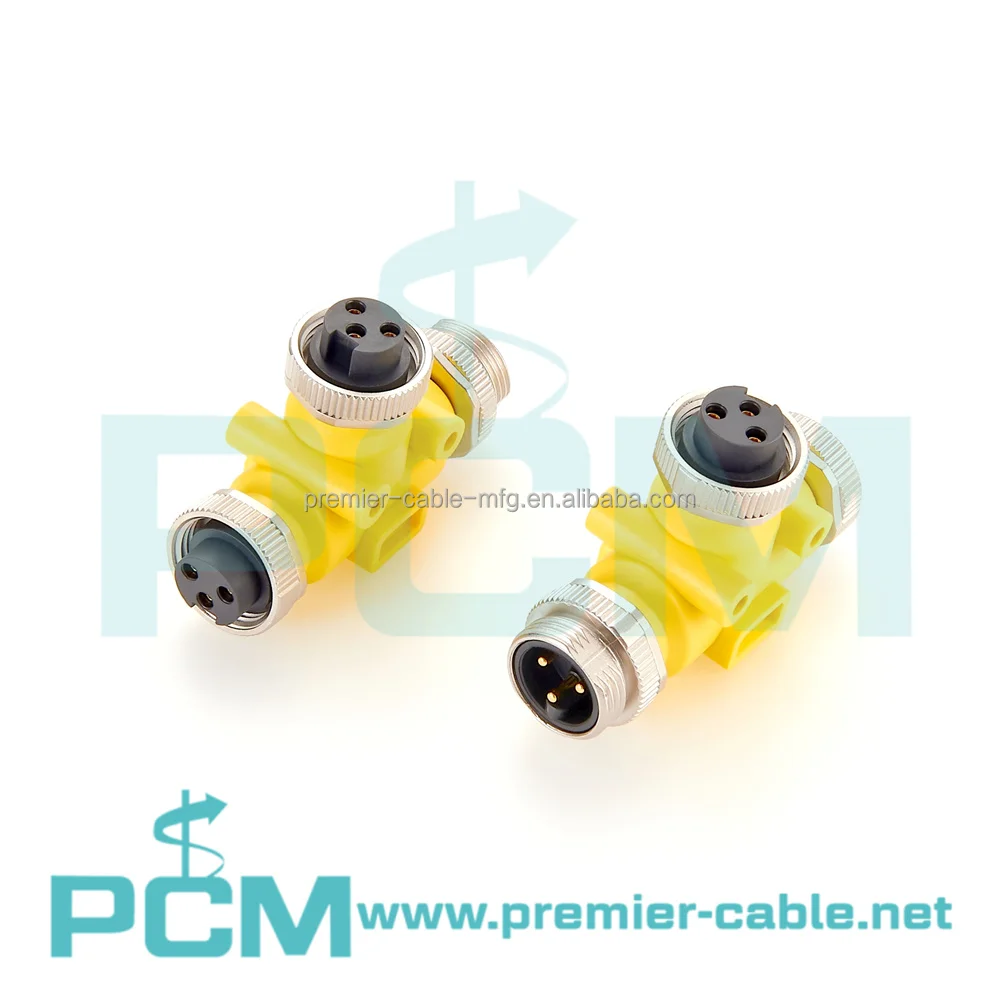 Customization Devicenet Profibus 7/8"-16UNF 3Pin Mini-Change Power Tee Connector supplier