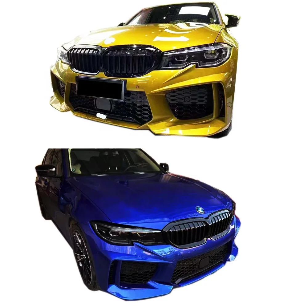 2019 Z-ART M8フロントバンパー（G20 PP用）フロントバンパー（BM W用）すべての新しい3シリーズPPボディキット（G20レトロフィットフロントバンパー フロント バンパー リップ スポイラー 3シリーズ G20 G28 2020 2021