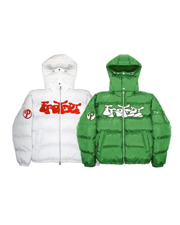 Salati Custom Designer Printed Oversized Zip up Warm Padded Quilt Bubble Puffer Winter Homme Snowboards Jacket Men's Down Coats gallery 8