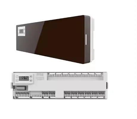 HY521 Thermostatic  Heating Temperature Controller Remote Control 8 Way Smart Wired Room Central Box for Thermal Actuator