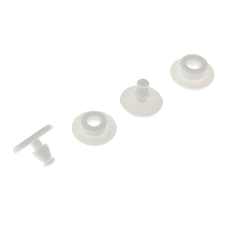 Disposable Plastic Wristband Snap Lock Two Parts Plastic Snap Button for Wristband Bracelet Clip