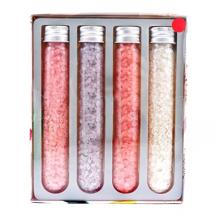 Sohoye Glass Jar Custom Private Label Bath Salts With Flowers Bundle Pack of Sleep Original Formula  Salt
