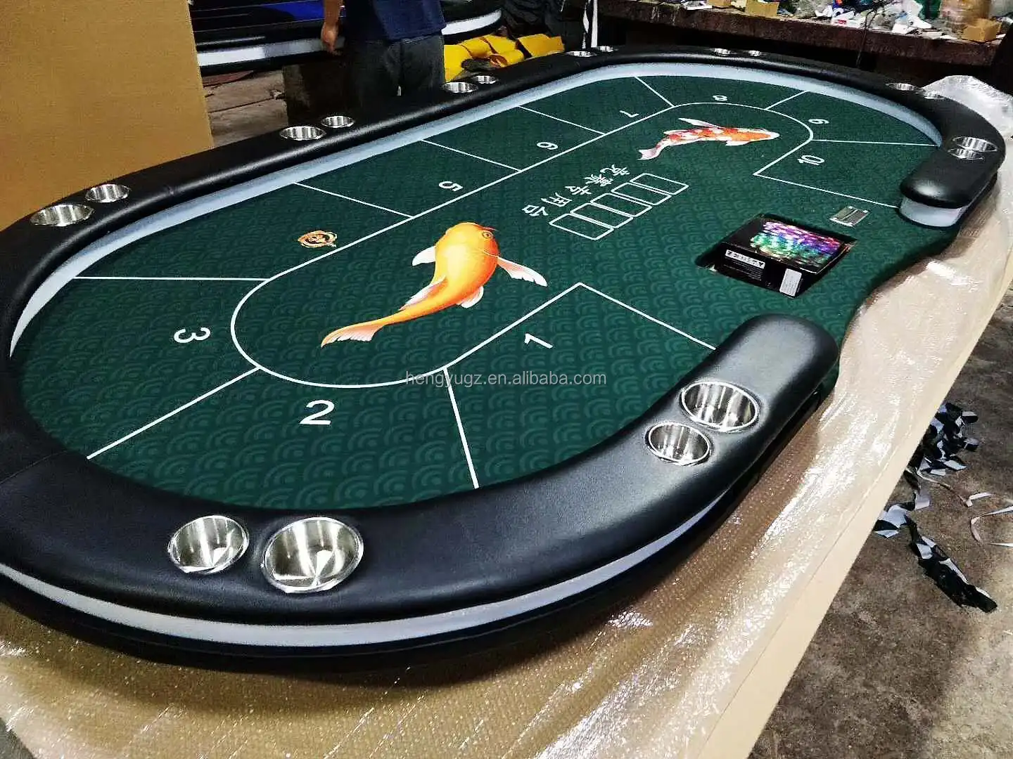 Led Poker Table Top Casino Texas Table Board Customized Gambling Table