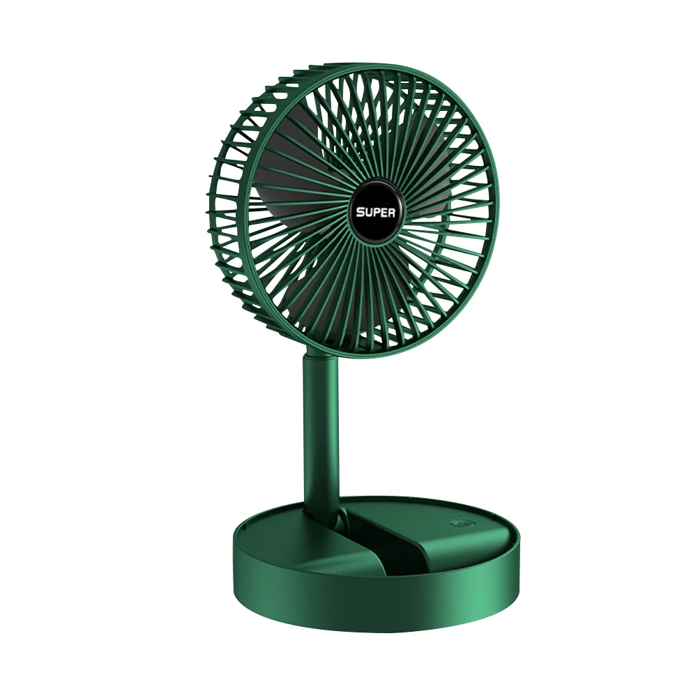 Rechargeable Table Fan Portable USB Handheld 12v Dc Stand Folding Pedestal Fan Foldable Standing Cooling Fan