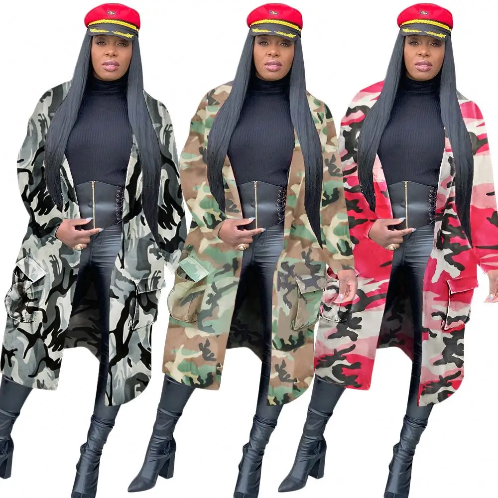 women's army denim jacket