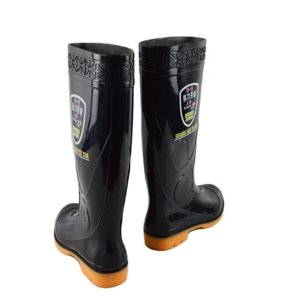 
2020 высококачественные прочные безопасные мужские сапоги до колена из ПВХ для взрослых, резиновые сапоги 
