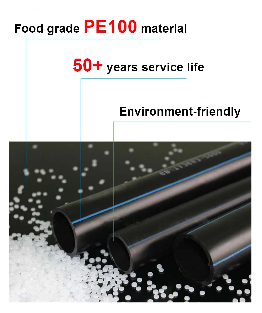Proof Plastic Ventilation Tube, PE - detail 4