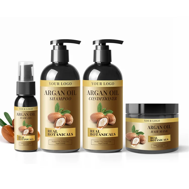 Custom Organic Anti Hair Loss - Argan Oil Shampoo & Conditioner