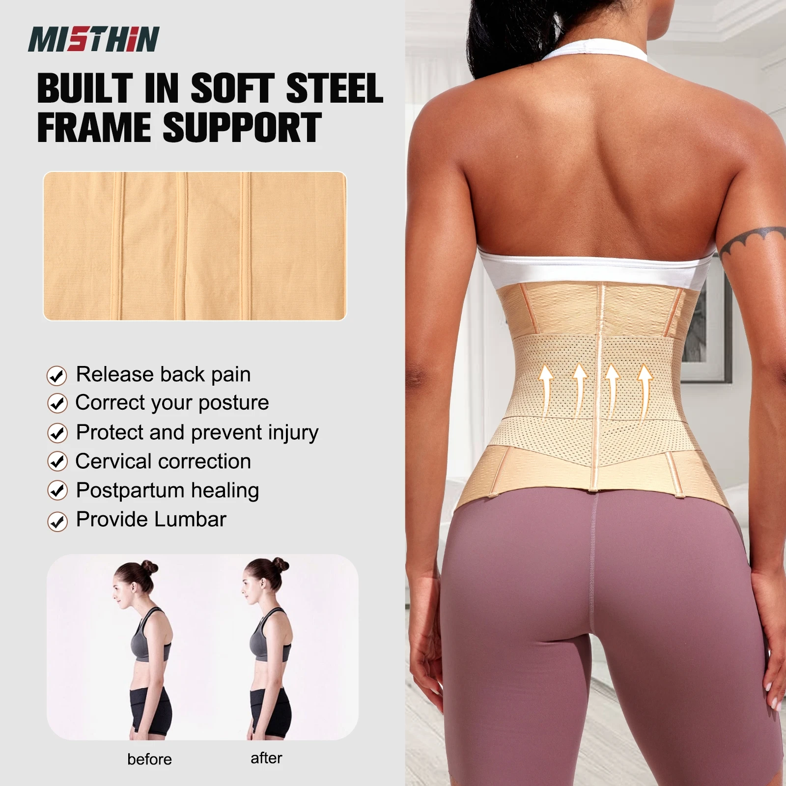 Top Selling Columbian Fajas Shapewear Corset Trimmer  Bodysuit Tummy Control Belt Waist Trainer Shaper for Women manufacture