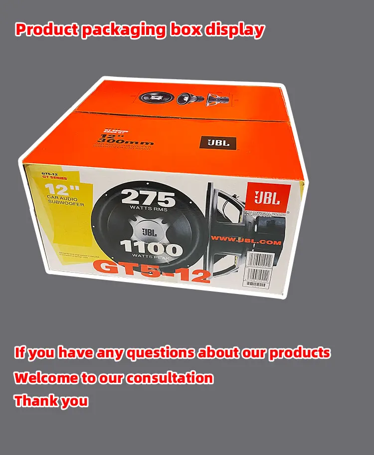 Hot Sale Car Speaker Subwoofer 12 Inch 1200w Jbl Big Power Car Bass