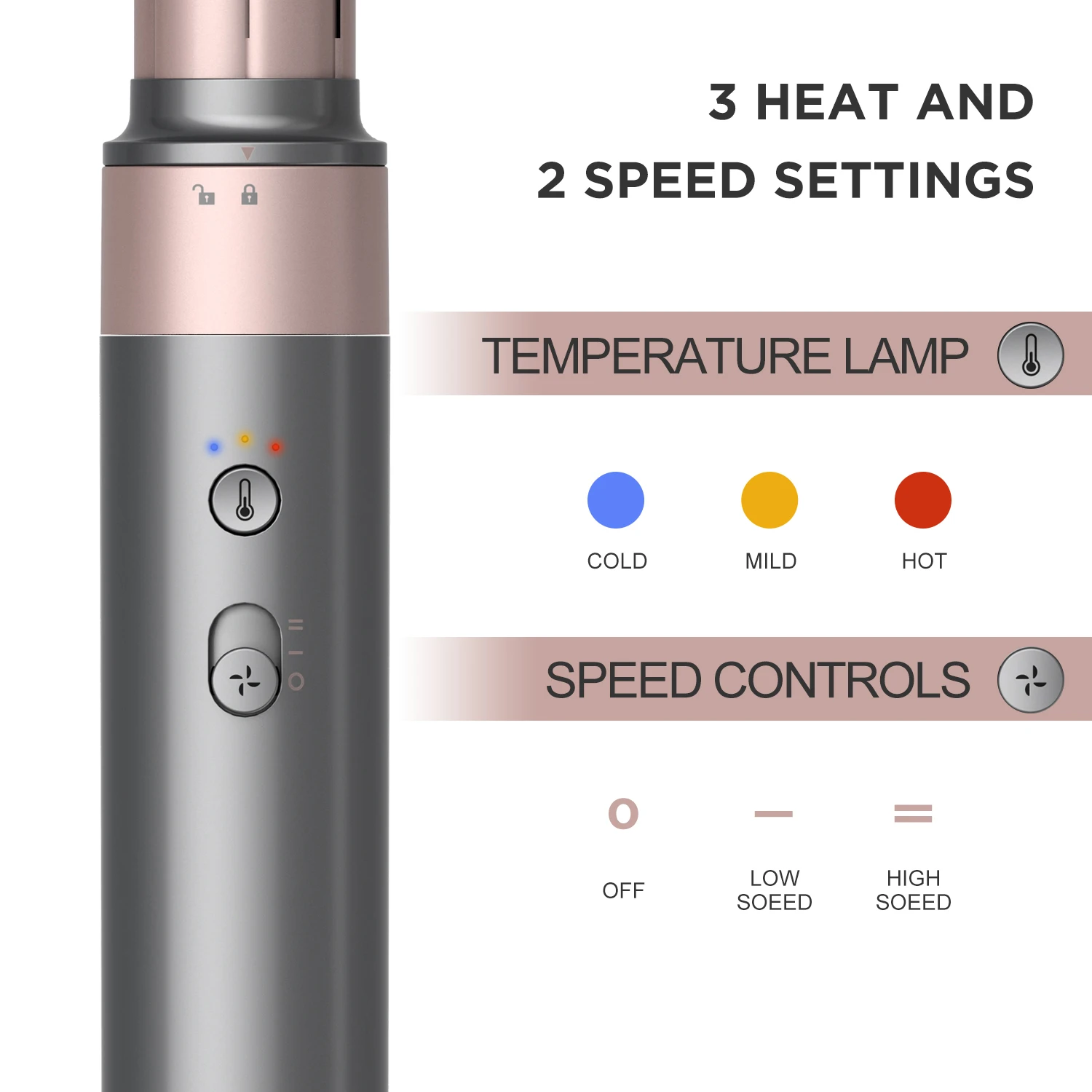 Lena 6 in 1 Auto Wrap Curler Styler Ionic Volumizer Blow Dryer Comb BLDC High Speed One Step Hair Dryer and Hot Air Brush