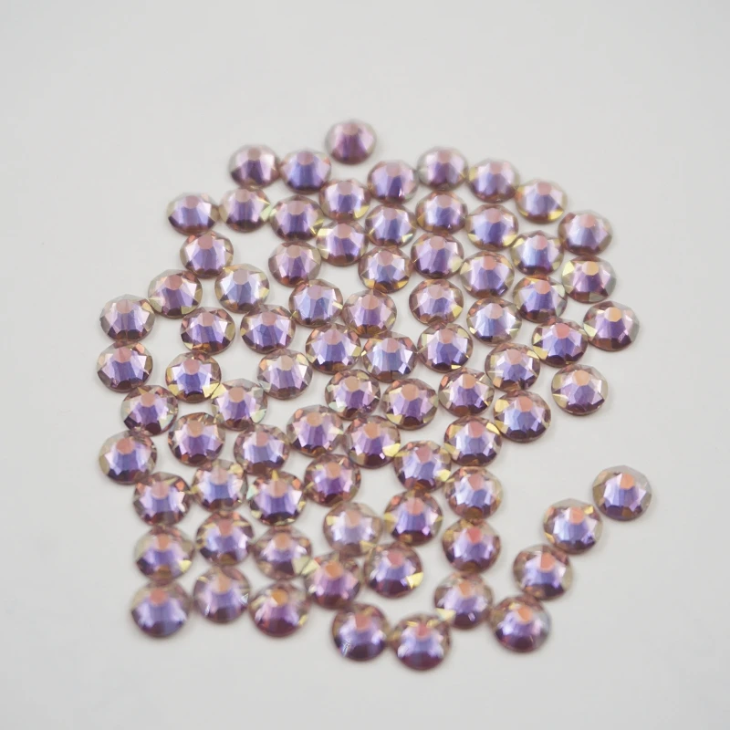 Best quality factory wholesale flatback crystal rhinestones glitter stones non hot fix glass rhinestones for cup decoration