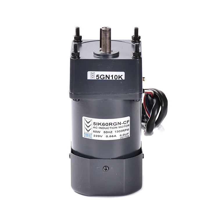 90mm 40w 60w Universal Induction Single Phase Ac Electric Gear Motor 220v 110v 10 Rpm