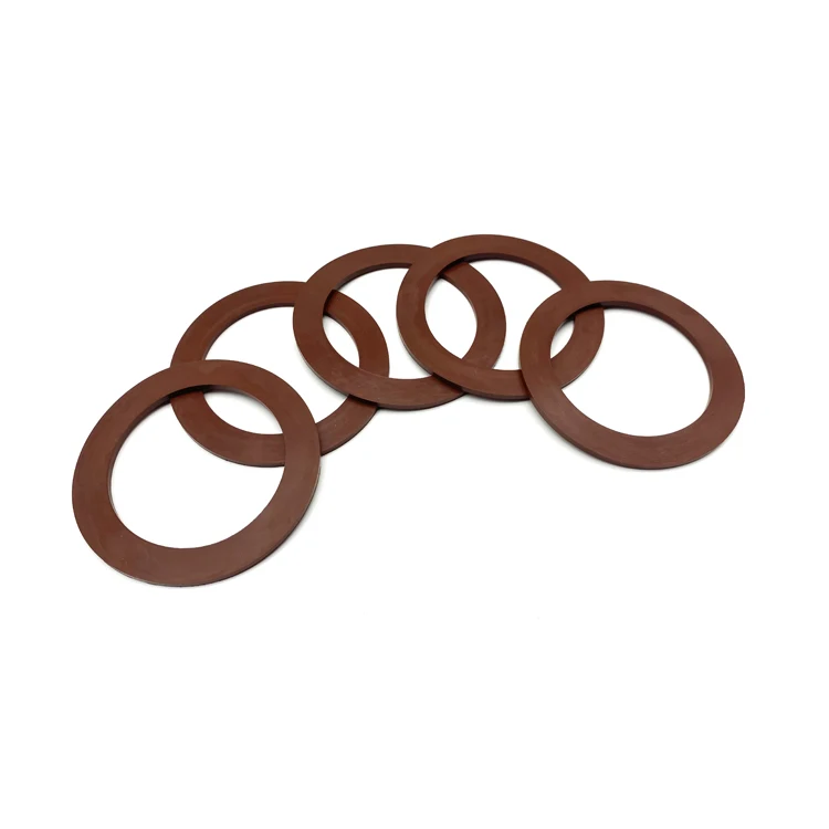 Silicone Maker of Custom Flat Gasket Sanitary Seal Rings Pump Seal Water Washer in NBR/EPDM/CR/FKM/SILICONE/FFKM