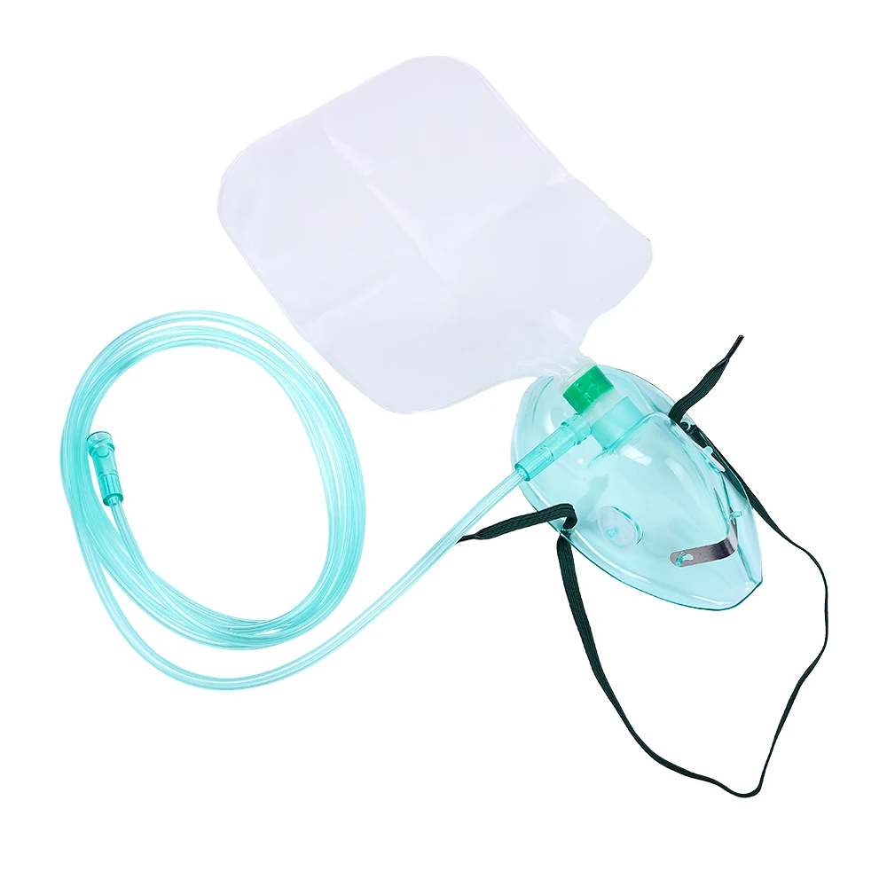 High Concentration Disposable Medical Adult Non-Rebreathing Oxygen Mask With Reservoir Bag