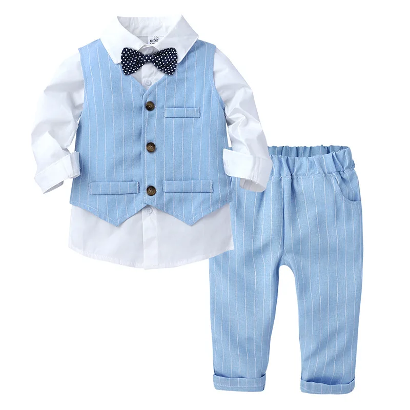 Spring Autumn Baby Boy Gentleman Suit Formal Stylish